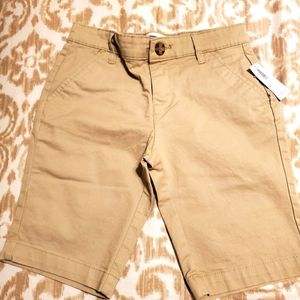 Uniform Twill Bermuda Shorts